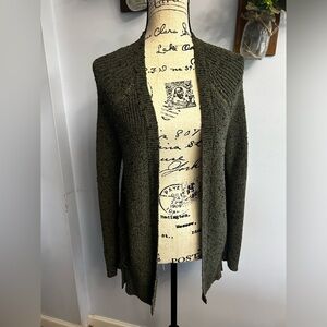 American Eagle cardigan cable knitted grandma core cottage core open front